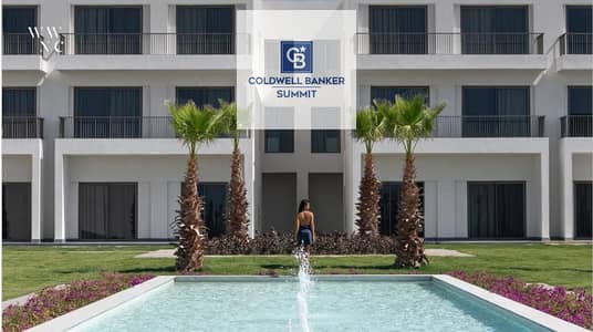 A fully finished, two-bedroom duplex cabin with a private garden and sea view at Waterway North Coast (Km 173); includes air conditioning and furnitur