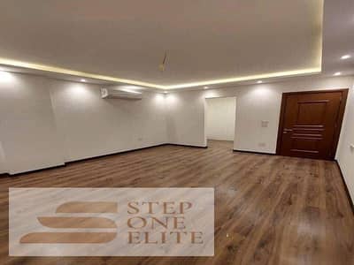 Behind City Centre Almaza, a fully finished apartment for sale with air conditioning and kitchen units at the lowest price.