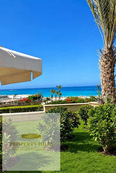 VIP Standalone Villa with a 500 sqm Garden, First Row on the Lagoon, Fully Finished and Ready for Viewing, Sea View, in Sidi Heneish next to Almaza Bay, Hacienda Heneish, and Beit El Bahr.