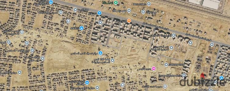 ارض ناصيه دبل فيس غير مجروحه بموقع مميز في الشماليه الجديده