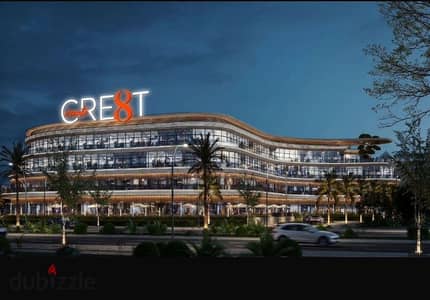 محل للبيع بمساحه 30م بأقل مقدم و اطول فتره سداد في CREA8T MALL في قلب حدائق أكتوبر  بخصومات مميزه October gardens