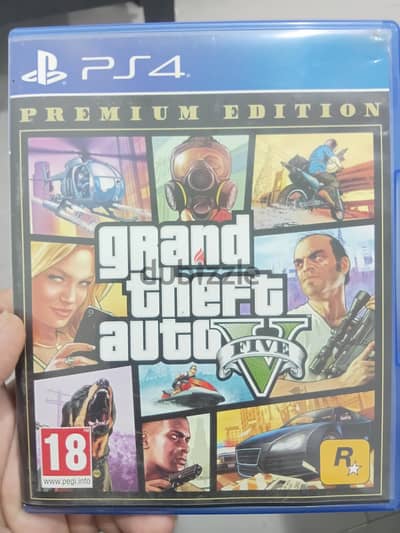 Gta V ( premium Editon ) جديده لم تستخدم