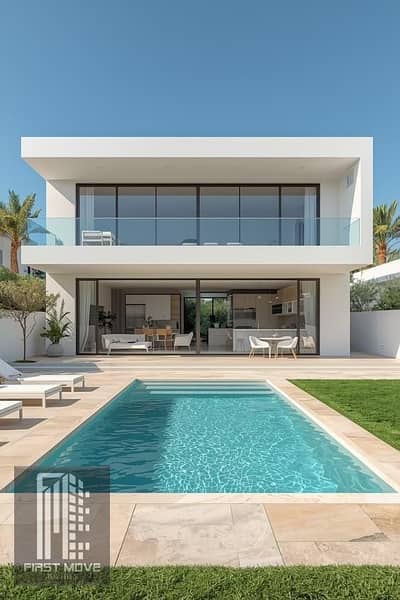 For sale townhouse first row on the sea immediate receipt super luxury finishing on the North Coast Ras El Hekma area in Naia Bay
