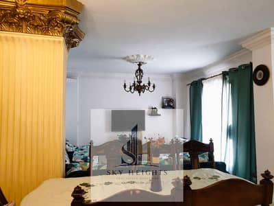 118 sqm apartment for sale, fully furnished and equipped with appliances, in Madinaty Al Rehab.