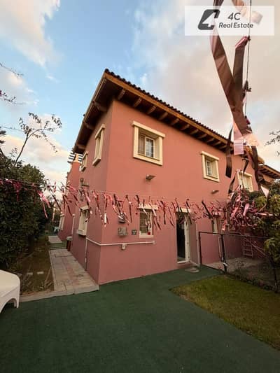 Fully Finished Corner Twin House with Immediate Delivery and Landscape View for Sale in Hyde Park New Cairo