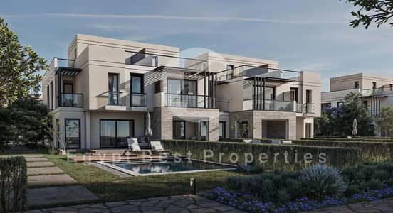 Investment Lowest Price Twon 552m 10 Years Installments for sale in Hyde Park Central New Cairo
