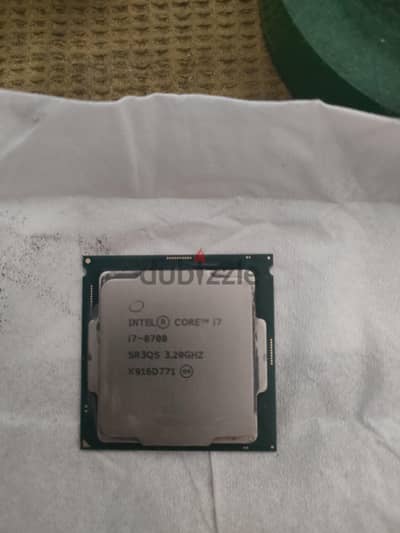 CPU Intel core i7 8700