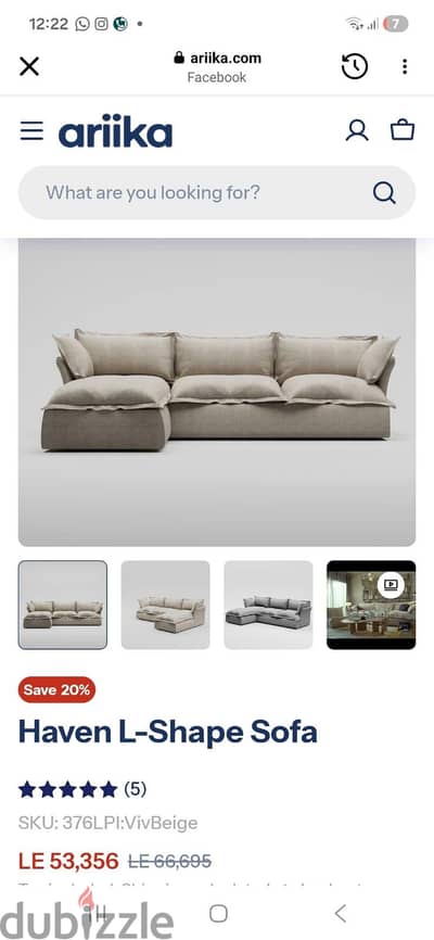 Ariika sofa for sale