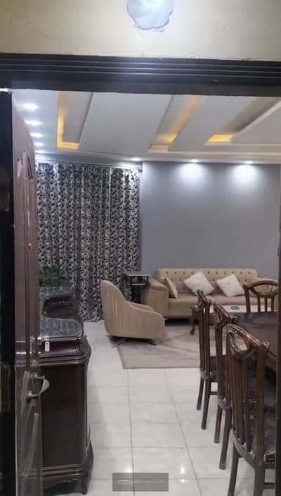 For rent, a furnished apartment with a sea view in the tenth district - Sheikh Zayed, next to the Public Prosecution and Modern Center