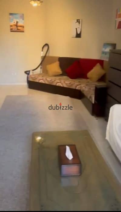 Furnished studio with private garden for rent in al Rehab-direct from the oner
