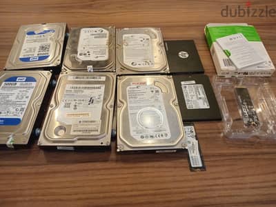 هردات للبيع اس اس دي و m2 ssd و هرد عادي