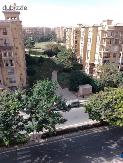 apartment for rent furnished in Madinaty b1 view garden and street at a great price