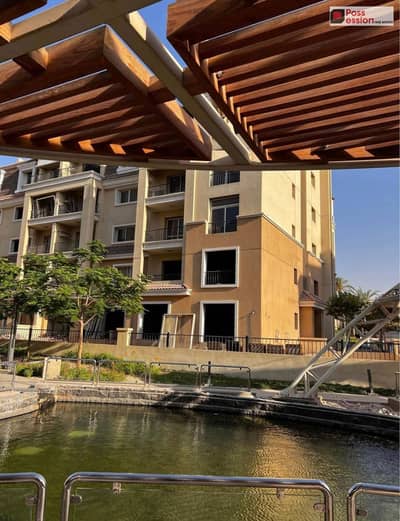 3-bedroom apartment for sale in Sarai – New Cairo with 50% discount on the total price, featuring a prime location on Suez Road next to Madinaty