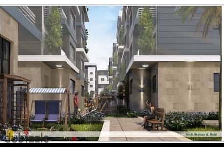 131 sqm ground-floor apartment in Compound in Zahra Maadi for only 865 thousand with installment plan over 7 years