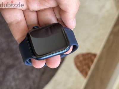Blue Apple watch series 6 - 44mm with cellular + 2 bands as gift