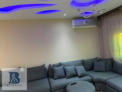 Furnished apartment for rent in Al Narges Villas, Fifth Settlement
