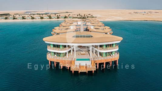 Last Luxury Villa 3_bedrooms _1 Year Delivery_Full lagoons & Sea View_Over 5 Years_ Fully Finished +A. C's+Kitchen Cabinets @EL GOUNA_RED SEA