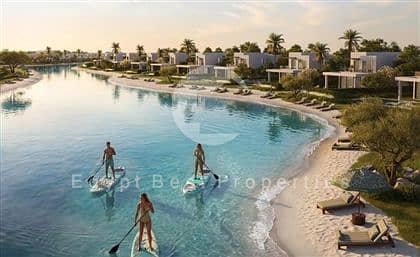 New Launch One Story Villa 3_bedrooms_Prime Location_Direct on swimmable lagoons_Over 5 Years_ Fully Finished +A. C's @SIBA_EL GOUNA