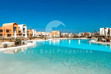 Marina Island Luxury Chalet 3_bedrooms _1 Year Delivery_Full lagoons View_Over 5 Years_ Fully Finished +A. C's+Kitchen Cabinets @TUBAN EL GOUNA_RED SEA