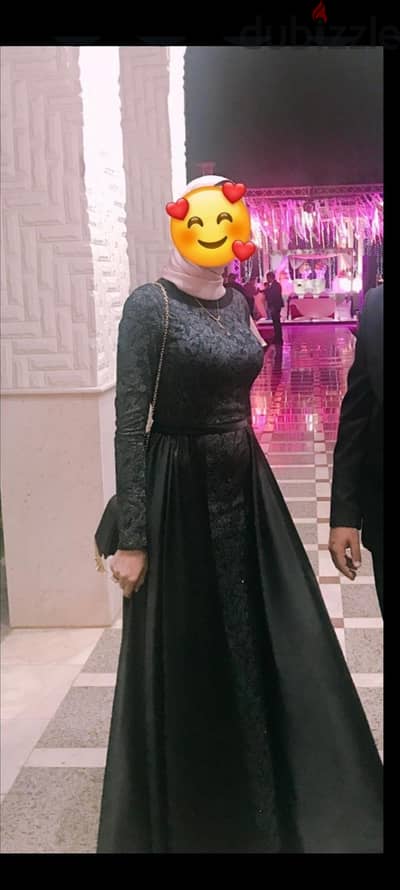 فستان سواريه اسود