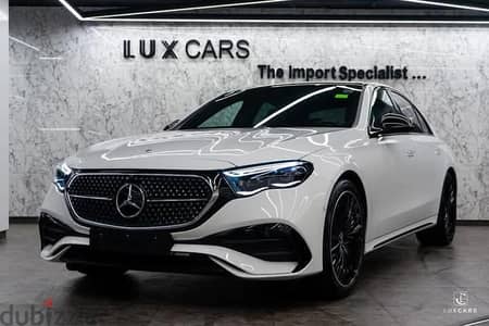 Mercedes E200 2025 AMG كسر زيرو