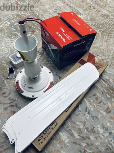 مروحة سقف تورنادو بالعصافره