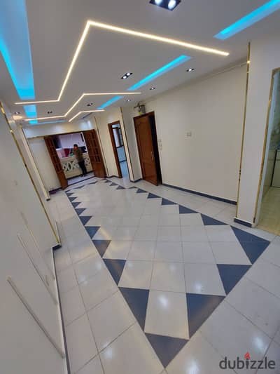 Apartment for sale on the third floor, license, 3 rooms and 2 piece reception, bathroom and kitchen, 130 meters, elevator in Jala Hamad Street, First Mayami