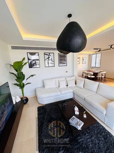 Apartment ultra modern Finishing, Fully furnished for rent in Cairo festival city Compound in New Cairo Nearest to Garden & clubhouse,pool&gym & Mall