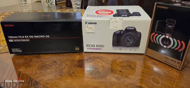 كاميرا  CANON موديل EOS 850D