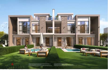 4-bedroom townhouse at a lower price than the company, resale from the owner, and installments until 2031 for a limited time in Saada Compound directl