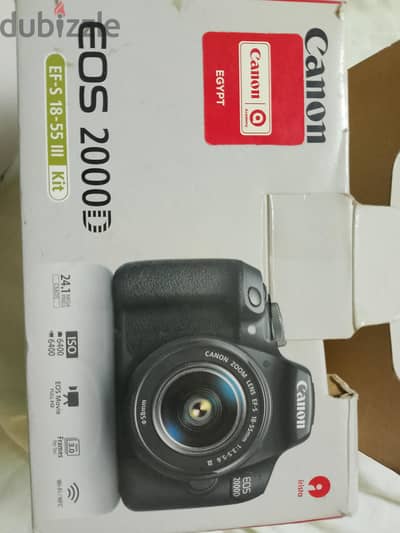 للبيع كاميرا احترافية Canon EOS 2000D Kit
