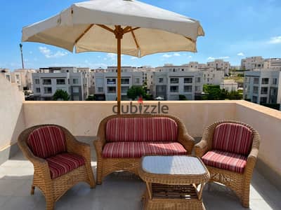 For sale in Amwaj Sidi Abdel Rahman, a large penthouse
