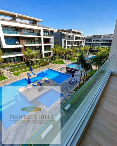 Get a 25% discount. Receive a finished loft apartment from La Vista View Landscape with a swimming pool in the heart of the Fifth Settlement - the Patio Oro - Golden Square
