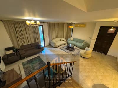 Available twin House for rent fully furnished, in Marassi Sidi Abdelrahman North coast near to restaurants and marina and pools & beaches & facilities