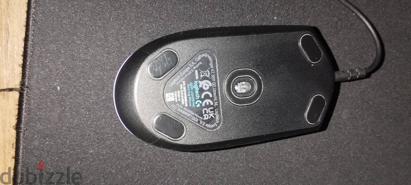 Black G203 Lightsync Logitech Gaming Mouse 1