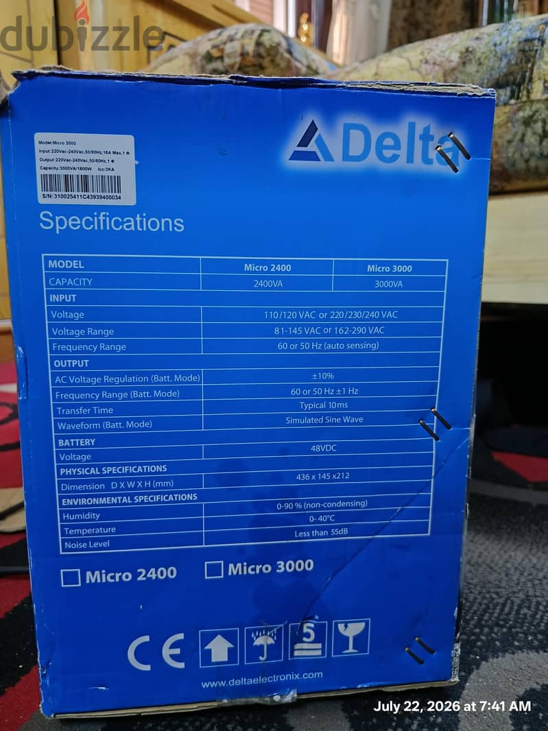 Delta micro 3000 1