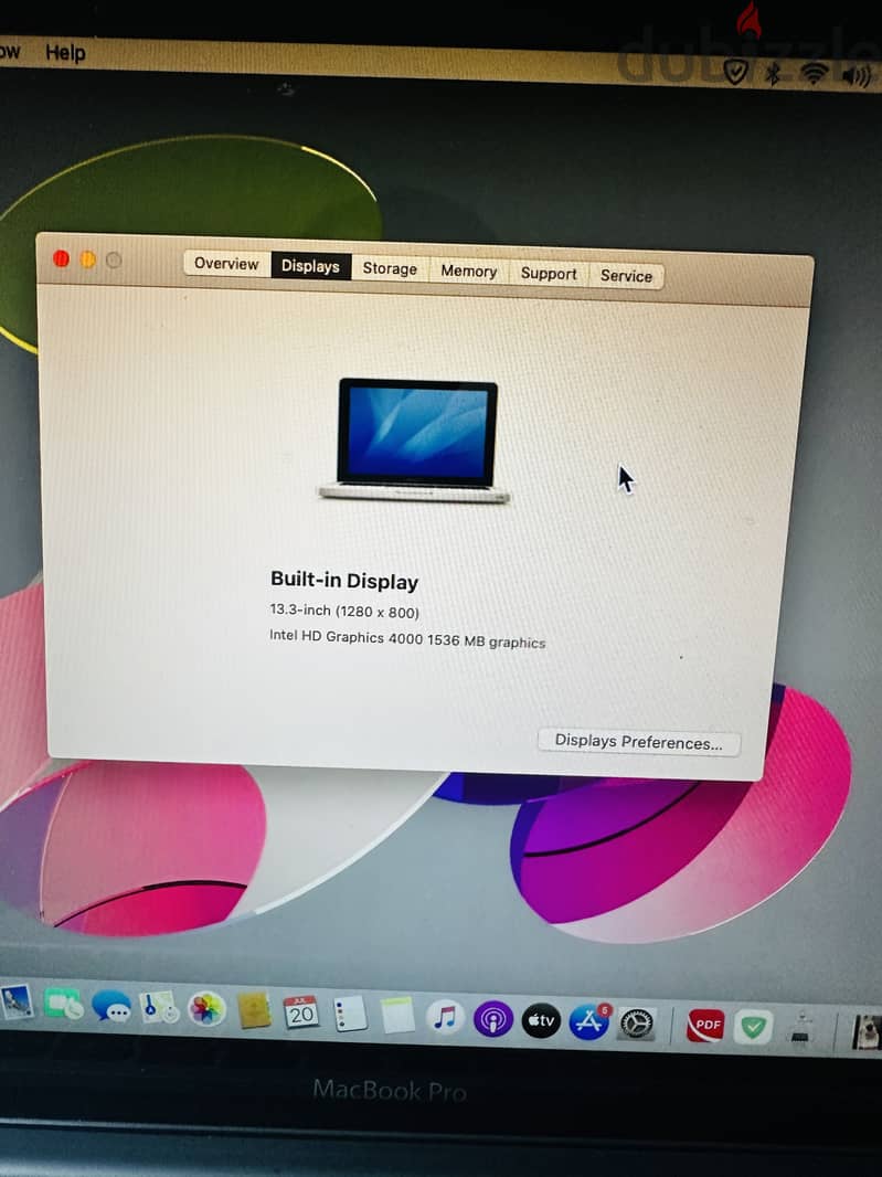 MacBook Pro 2012 core i5 512 ssd 1