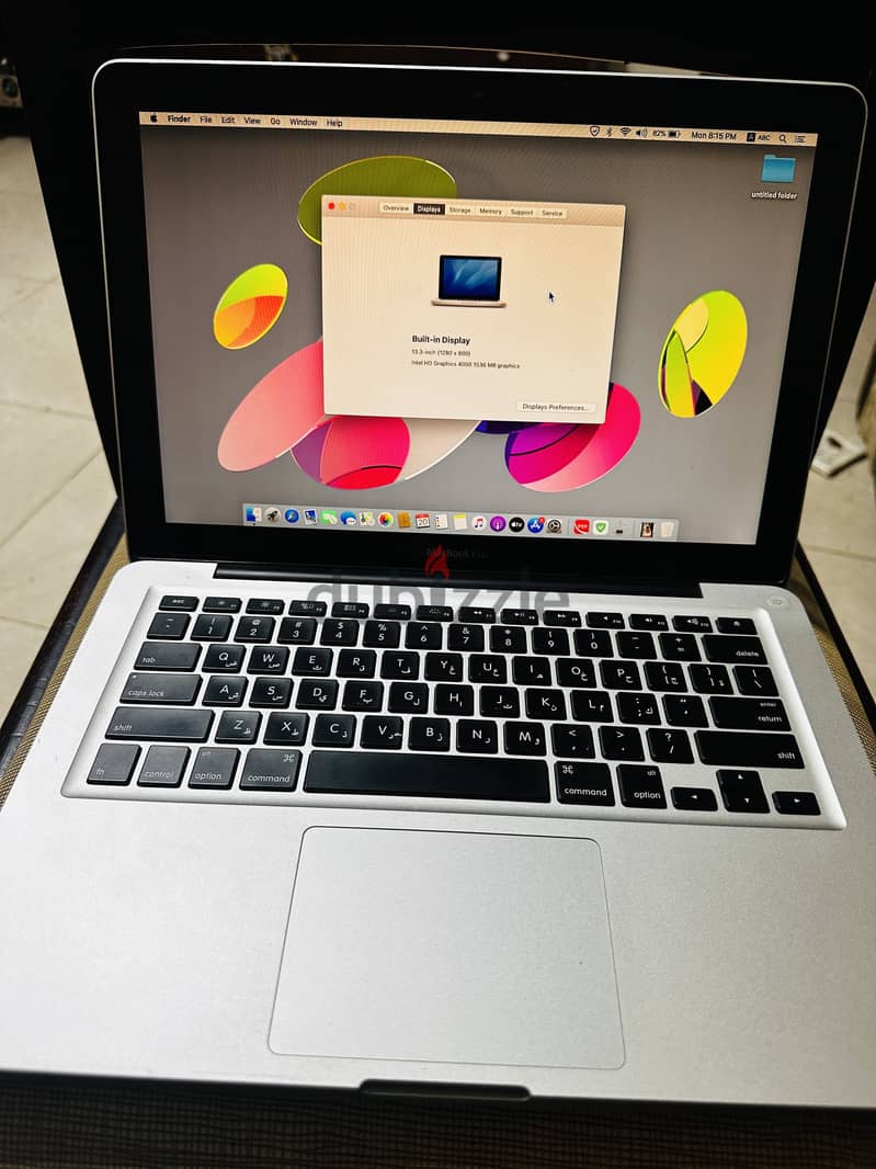 MacBook Pro 2012 core i5 512 ssd 4