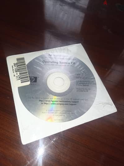 اسطوانة ويندوز XP برو أصلية إصدار HP/Compaq - لعشاق الـ Retro Tech