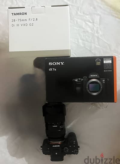 Sony A7iii and lens Tamron 28-75 g2