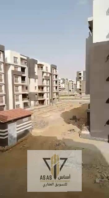 Apartment for sale in Compound Jannah New Cairo, the Gathering next to Dar Masr Al-Andalus and the American University and Mivida and the Southern Ninety