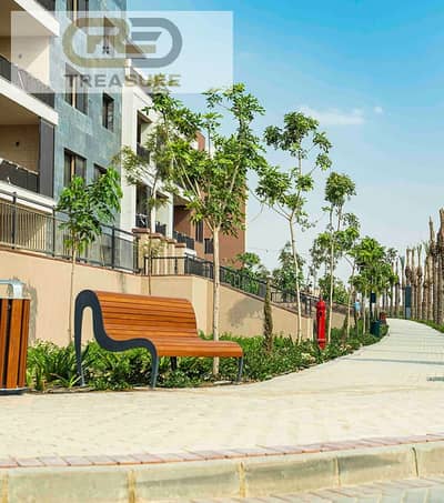 شقه بجاردن مطبخ وتكييفات للايجار في ديستريكت 5 - القاهره الجديده -  District 5 - new cairo