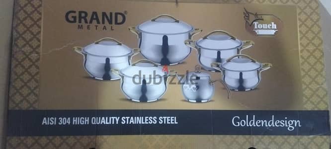 للبيع طقم حلل من ماركة Grand Metal التركيه