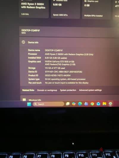 Lenovo ideapad gaming 3 لينوفو ايديا باد