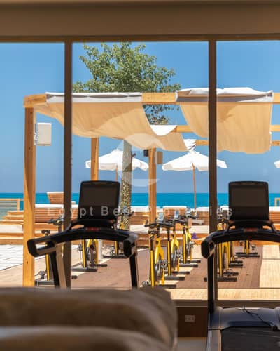 Fully Finished 2-Bedroom Chalet for Sale in Ras El Hekma, North Coast. Direct Sea View, Lowest Down Payment, and Installments over 10 Years.