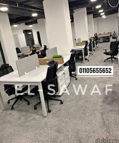 خلية عمل/مكاتب موظفين/ورك ستيشن/work station/خليه عمل/partition