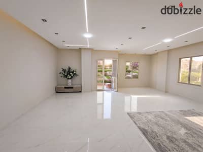Full Ground Floor for Rent in Banafseg Villas– First Settlement | 400 sqm | 4 Bed | 2 Master | Super Deluxe | First Use
