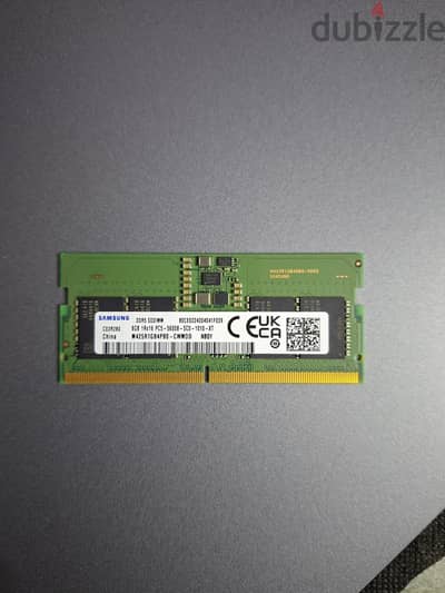 رام سامسونج ٨ جيجا تردد ٥٦٠٠ ddr5