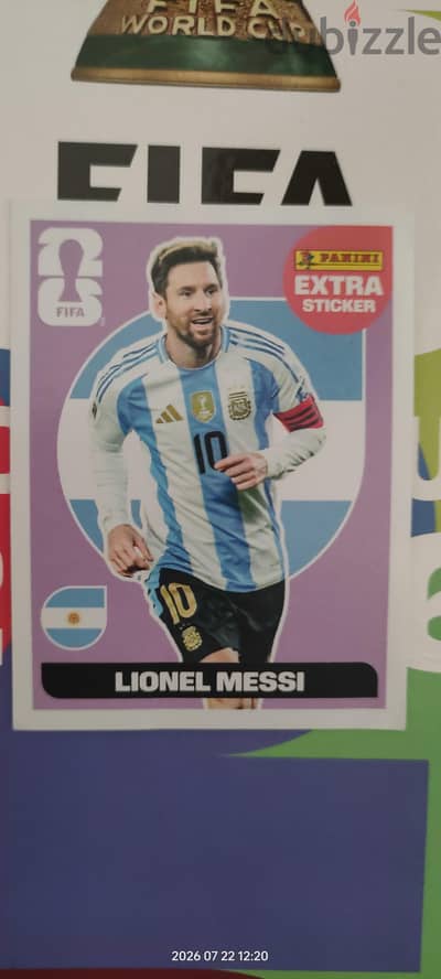 messi extra card for 2026 world cup sticker album