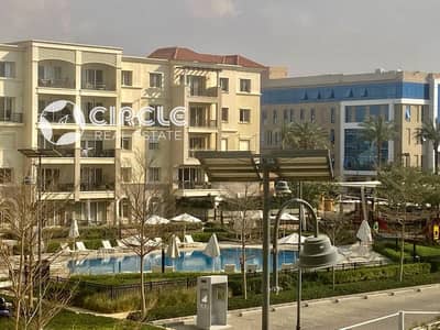 شقة  ١٩٠م مفروشة بالكامل بفيو علي البوول للإيجار  في كمبوند ميفيدا التجمع الخامس المربع الذهبي شركة إعمار مصر